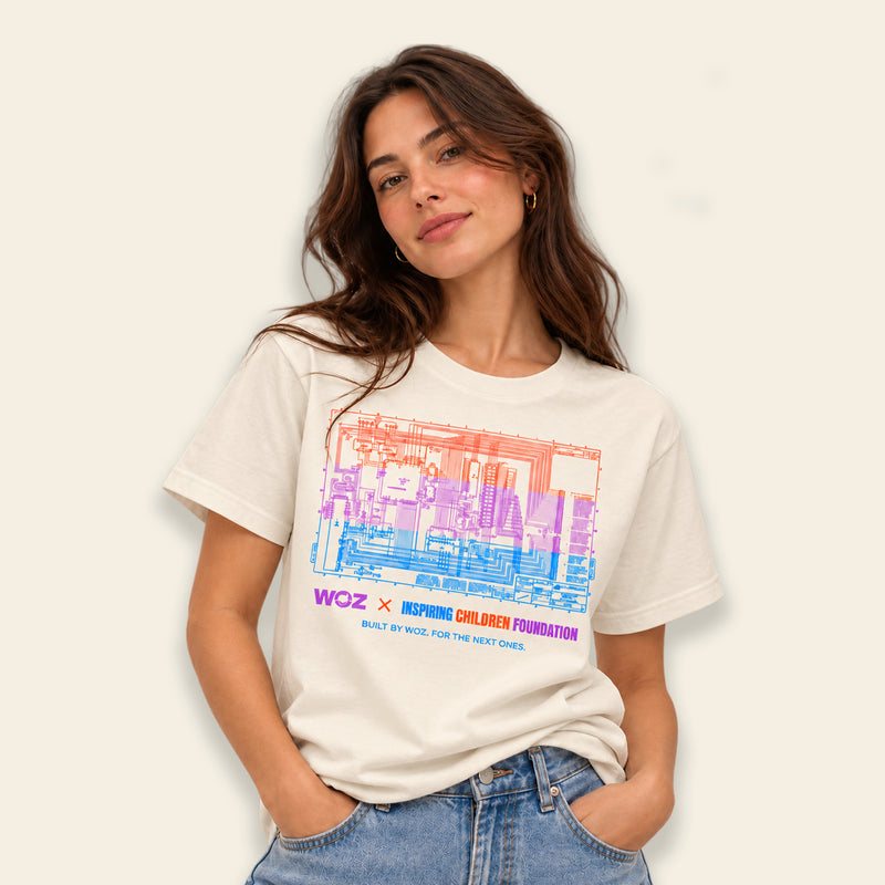 The Schematic Tee — WOZ × ICF