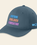 The ICF Hat — WOZ × ICF, blue jean, ICF front embroidery and WOZ side logo