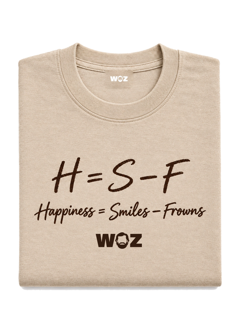 H = S − F Tee — Beige (folded)