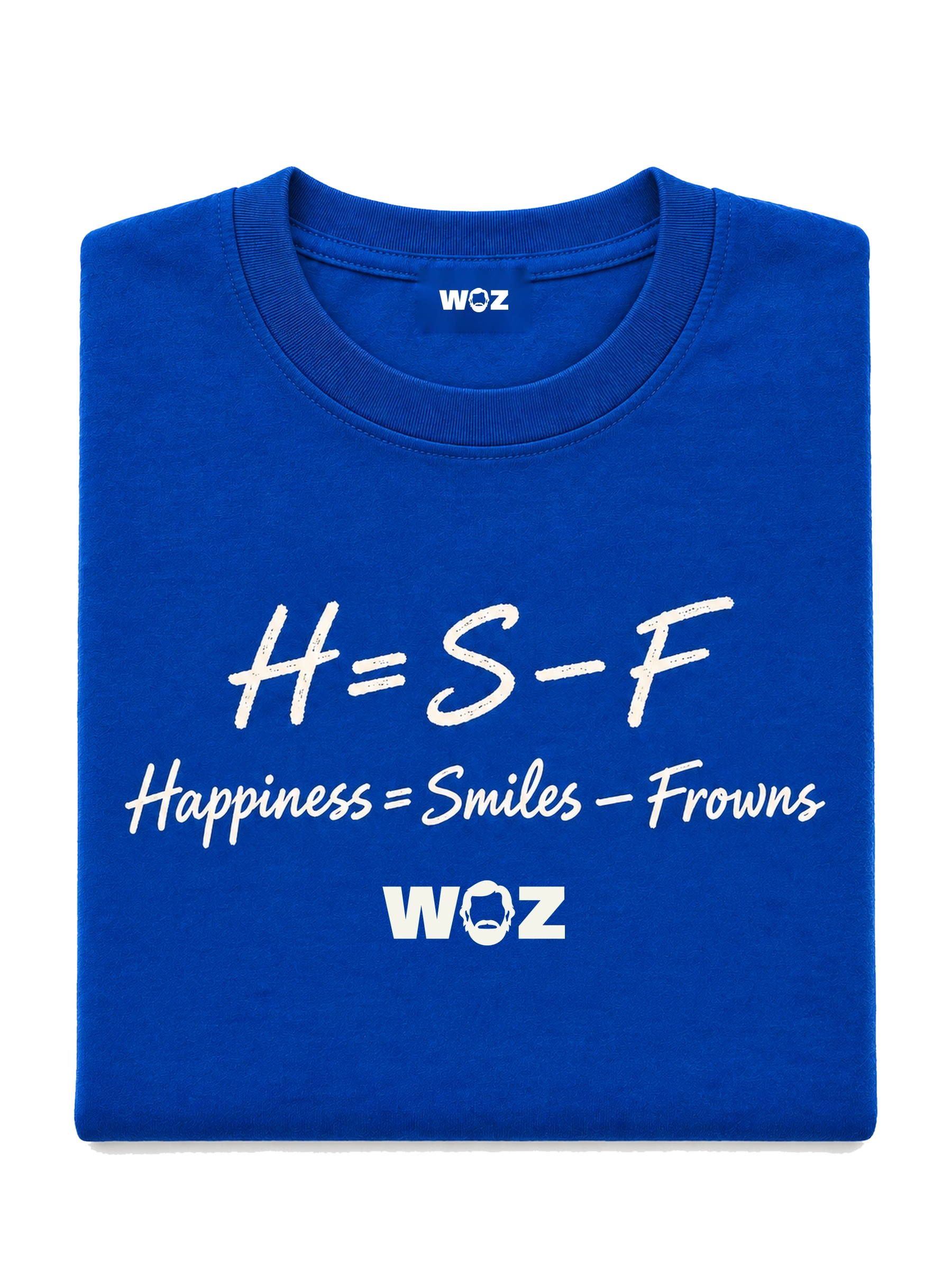 H = S − F Tee — Royal Blue (folded)