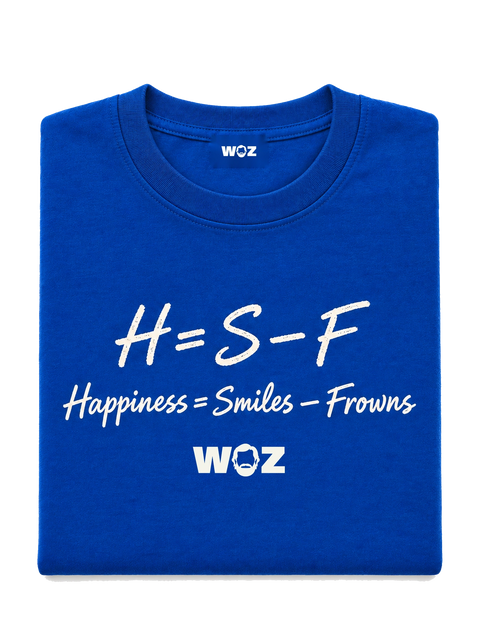 H = S − F Tee — Royal Blue (folded)