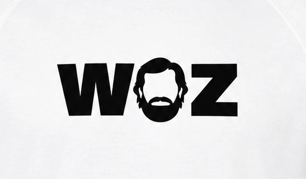 WOZ Power Tee - artwork detail, cropped from the existing catalog image.