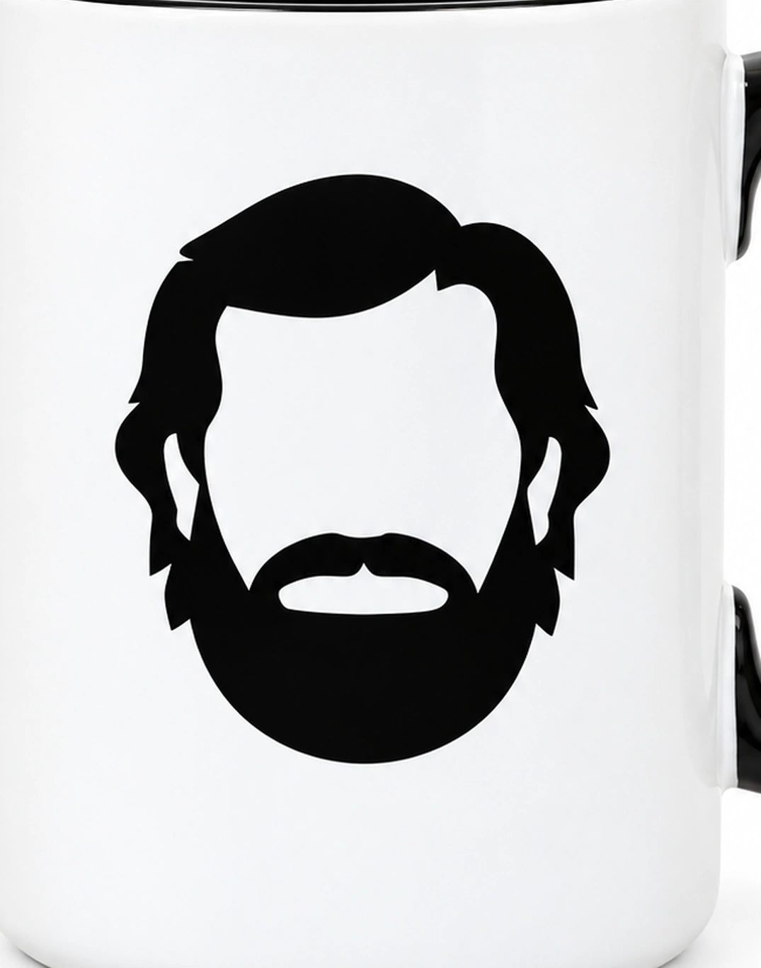 WOZ Happiness Mug - portrait artwork, cropped from the existing catalog image.
