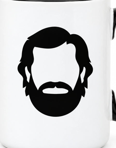 WOZ Happiness Mug - portrait artwork, cropped from the existing catalog image.