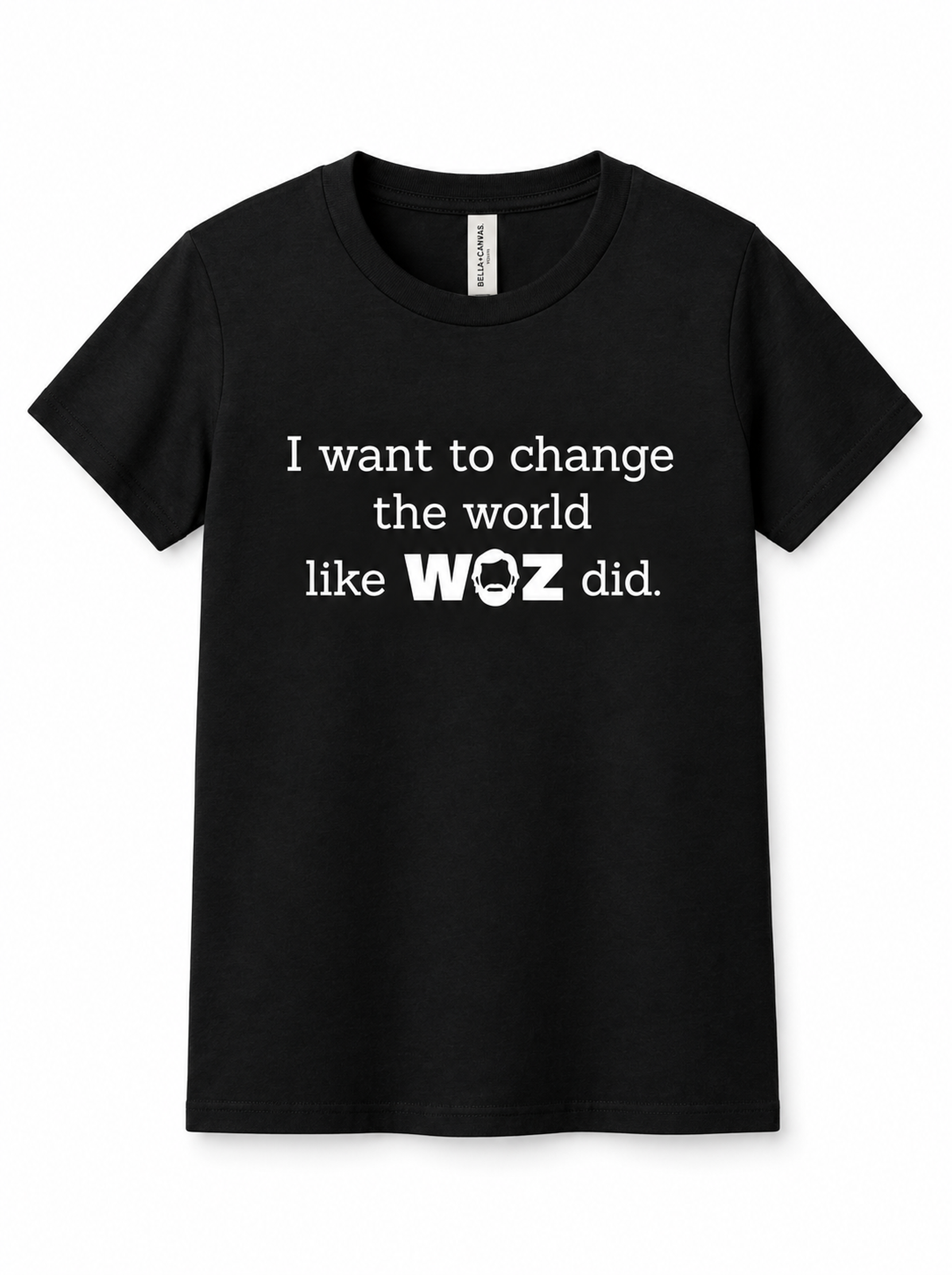 "I Want to Change the World" WOZ Youth Tee
