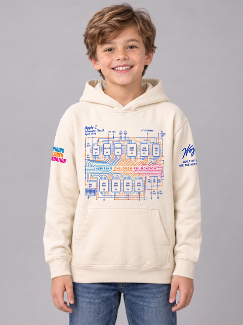 The Youth Schematic Hoodie — WOZ × ICF