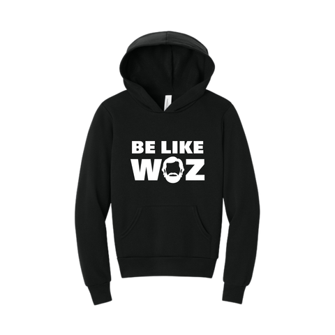 "BE LIKE WOZ" Youth Fleece Pullover Hoodie